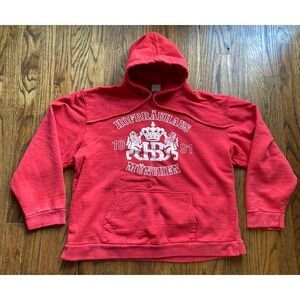 Vintage 90s Hofbräuhaus München Sweatshirt Size Small Red Beer Brewery Germany